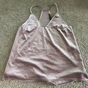 Abercrombie & Fitch Pink velvet Camisole